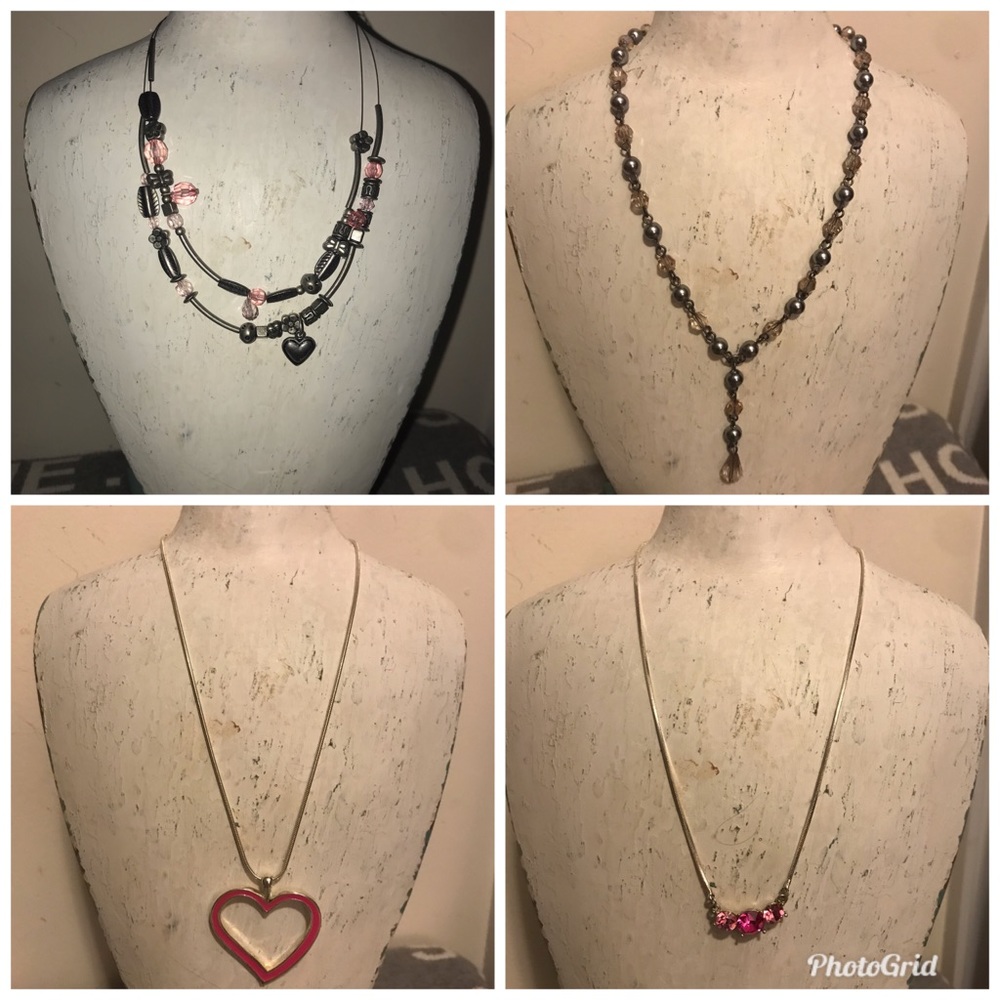 3 for 25.00 set of 4 Necklaces